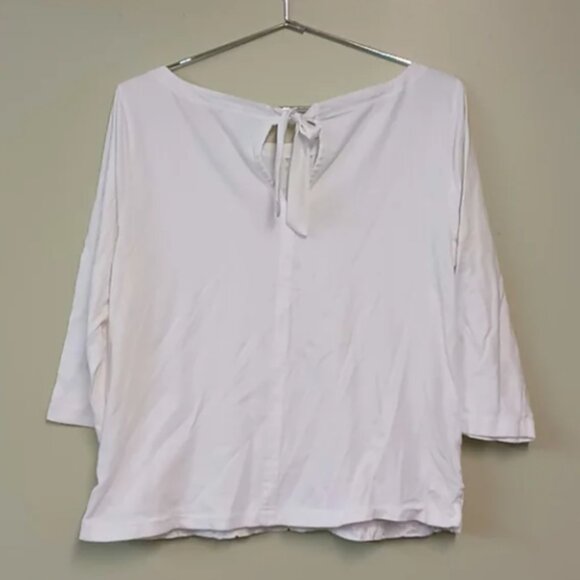 J. Crew Lace Front Top Size Large - Picture 2 of 12